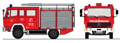 Loewe 4062 - H0 - MB 917 - LF8/6 FW Bräunlingen